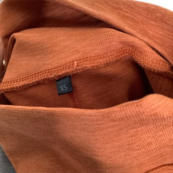 Alphalete Halo Burnt Orange Autumn High Rise Seamless Tight Leggings - Picture 7 of 8